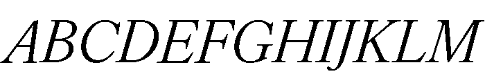 IvyOra Text Regular Italic Font UPPERCASE