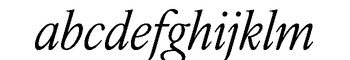 IvyOra Text Regular Italic FONT
