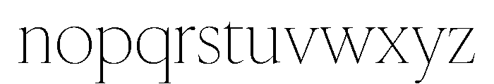 IvyOra Font LOWERCASE