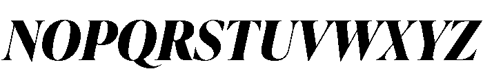 IvyPresto Display Bold Italic Font UPPERCASE
