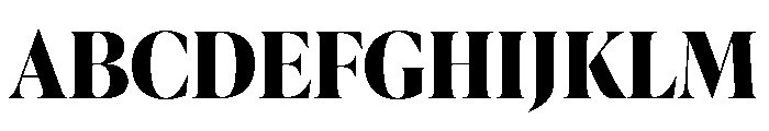 IvyPresto Display Bold Font UPPERCASE