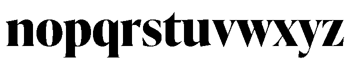 IvyPresto Display Bold Font LOWERCASE