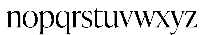 IvyPresto Display Light Font LOWERCASE