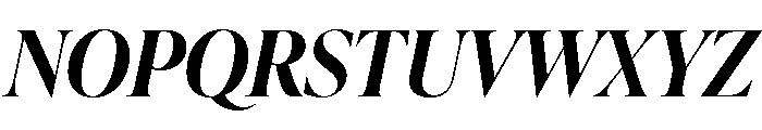 IvyPresto Display Semi Bold Italic Font UPPERCASE