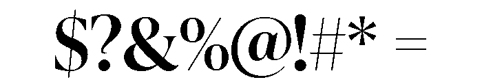 IvyPresto Display Semi Bold Font OTHER CHARS