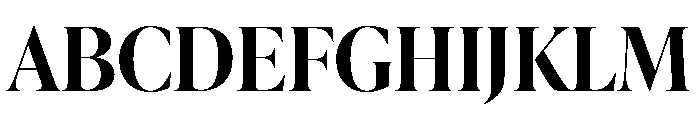 IvyPresto Display Semi Bold Font UPPERCASE