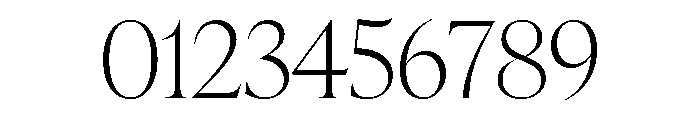 IvyPresto Display Thin Font OTHER CHARS