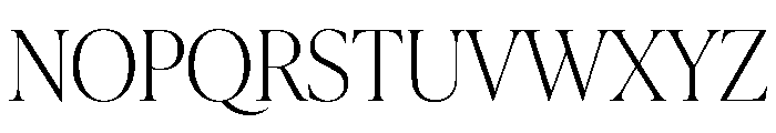 IvyPresto Display Thin Font UPPERCASE