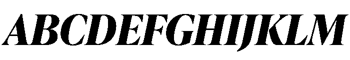 IvyPresto Headline Bold Italic Font UPPERCASE