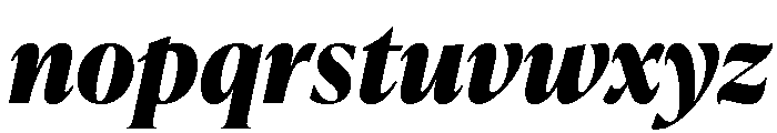 IvyPresto Headline Bold Italic Font LOWERCASE