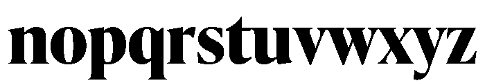 IvyPresto Headline Bold Font LOWERCASE