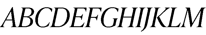 IvyPresto Headline Light Italic Font UPPERCASE