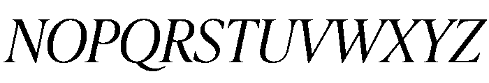 IvyPresto Headline Light Italic Font UPPERCASE