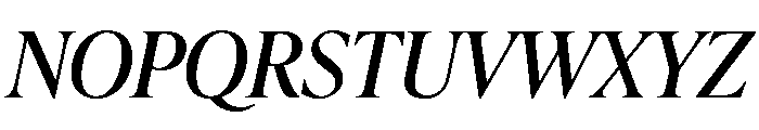 IvyPresto Headline Regular Italic Font UPPERCASE