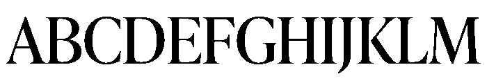 IvyPresto Headline Regular Font UPPERCASE