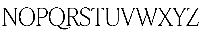 IvyPresto Headline Thin Font UPPERCASE