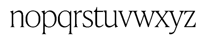 IvyPresto Headline Thin Font LOWERCASE