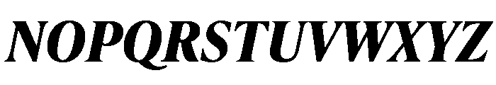 IvyPresto Text Bold Italic Font UPPERCASE