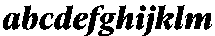 IvyPresto Text Bold Italic FONT