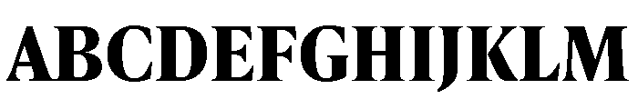 IvyPresto Text Bold Font UPPERCASE