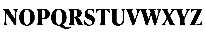 IvyPresto Text Bold Font UPPERCASE