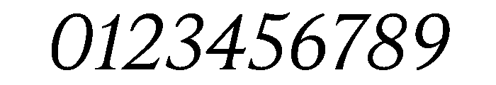 IvyPresto Text Light Italic Font OTHER CHARS