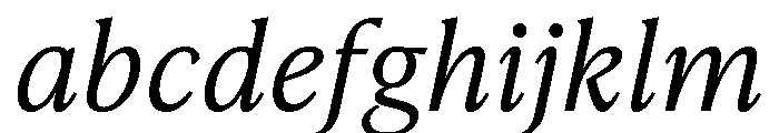 IvyPresto Text Light Italic FONT