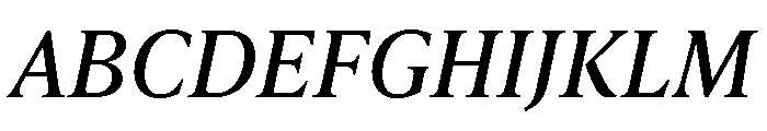 IvyPresto Text Regular Italic Font UPPERCASE