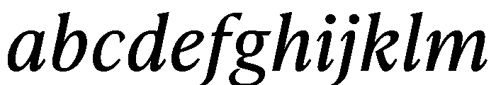 IvyPresto Text Regular Italic FONT