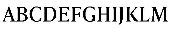 IvyPresto Text Regular Font UPPERCASE