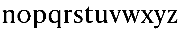 IvyPresto Text Regular Font LOWERCASE