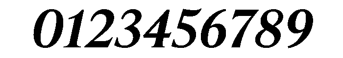 IvyPresto Text Semi Bold Italic Font OTHER CHARS