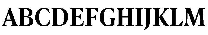IvyPresto Text Semi Bold Font UPPERCASE