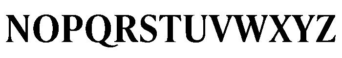 IvyPresto Text Semi Bold Font UPPERCASE