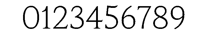 IvyPresto Text Thin Font OTHER CHARS