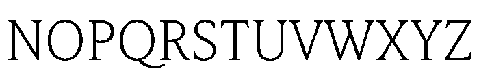IvyPresto Text Thin Font UPPERCASE