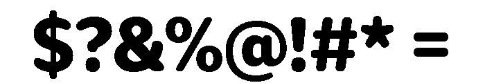 IvySoft Black Font OTHER CHARS