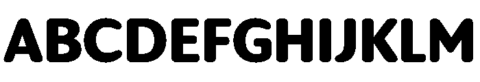 IvySoft Black Font UPPERCASE
