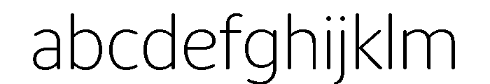 IvySoft Extra Light FONT
