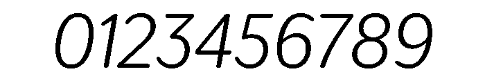 IvySoft Light Italic Font OTHER CHARS
