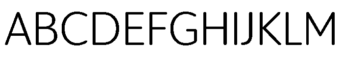 IvySoft Light Font UPPERCASE