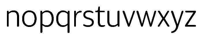IvySoft Light Font LOWERCASE
