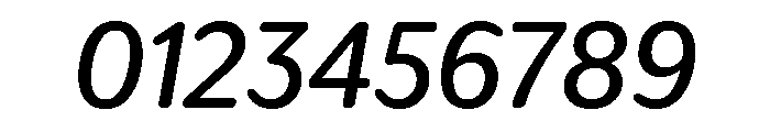 IvySoft Medium Italic Font OTHER CHARS