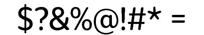 IvySoft Medium Font OTHER CHARS