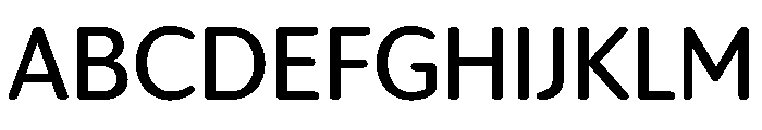 IvySoft Medium Font UPPERCASE
