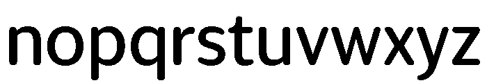 IvySoft Medium Font LOWERCASE