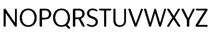 IvySoft Regular Font UPPERCASE