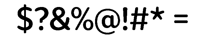 IvySoft Semi Bold Font OTHER CHARS