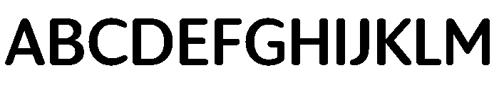 IvySoft Semi Bold Font UPPERCASE