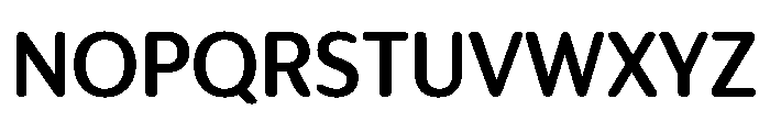 IvySoft Semi Bold Font UPPERCASE